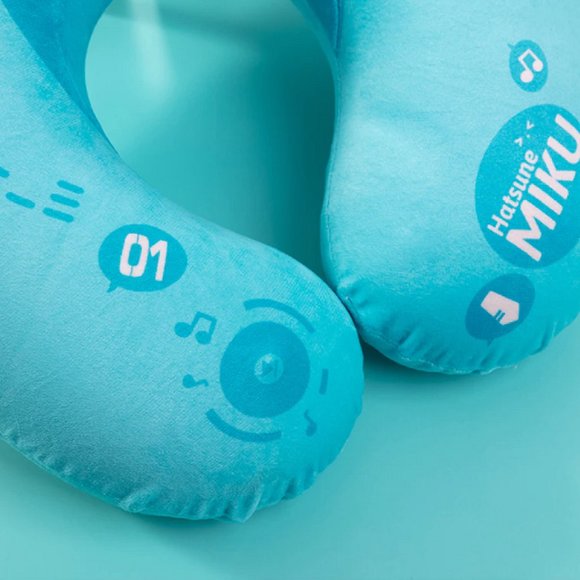 Kawaii Miku Hatsune Neck Support Pillow - Picture 3 of 3